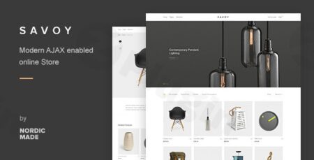 savoy best minimalist ajax woocommerce theme plugin - Savoy - Best Minimalist Ajax Woocommerce Theme
