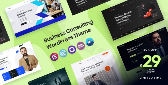 seargin business consulting wordpress theme plugin - Download WordPress Themes in One Place​