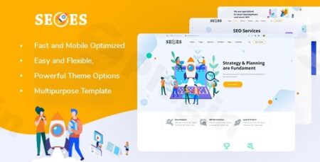 seoes marketing agency wordpress theme plugin - Seoes - Marketing Agency Wordpress Theme