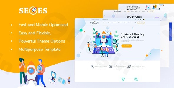 seoes marketing agency wordpress theme plugin - Download WordPress Themes in One Place​