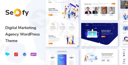 seofy digital marketing agency wordpress theme plugin - Seofy - Digital Marketing Agency Wordpress Theme