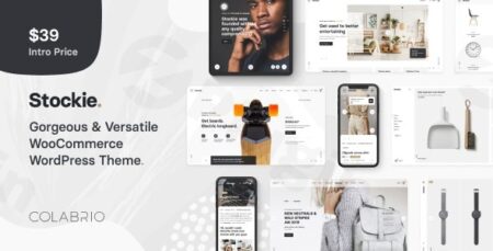 stockie multi purpose creative woocommerce theme by colabrio plugin - Stockie - Multi-purpose Creative Woocommerce Theme By Colabrio
