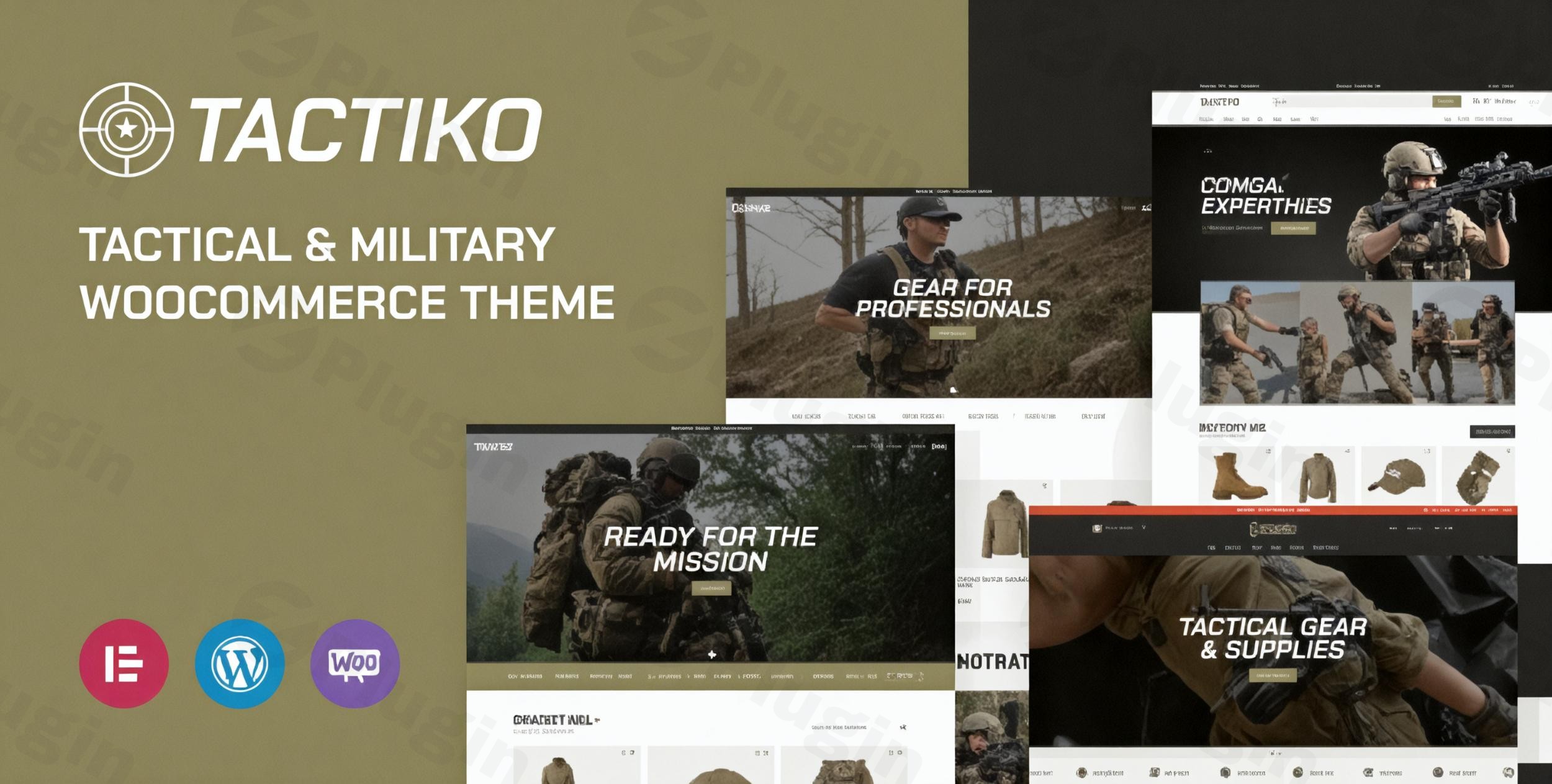 tactiko tactical military shop woocommerce theme plugin - Download WordPress Themes in One Place​