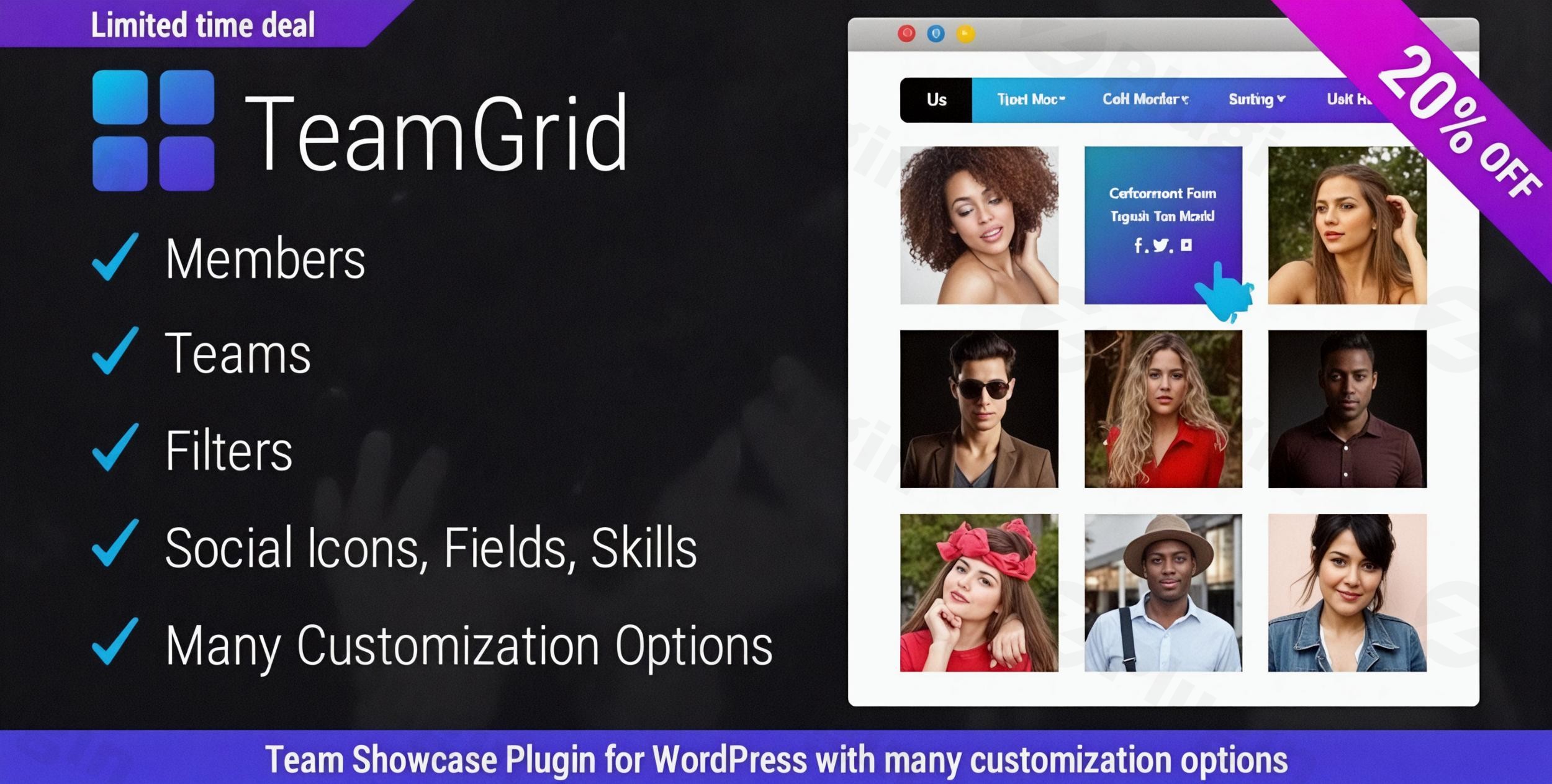 team grid plugin - Download the Best WordPress Plugins in One Place​