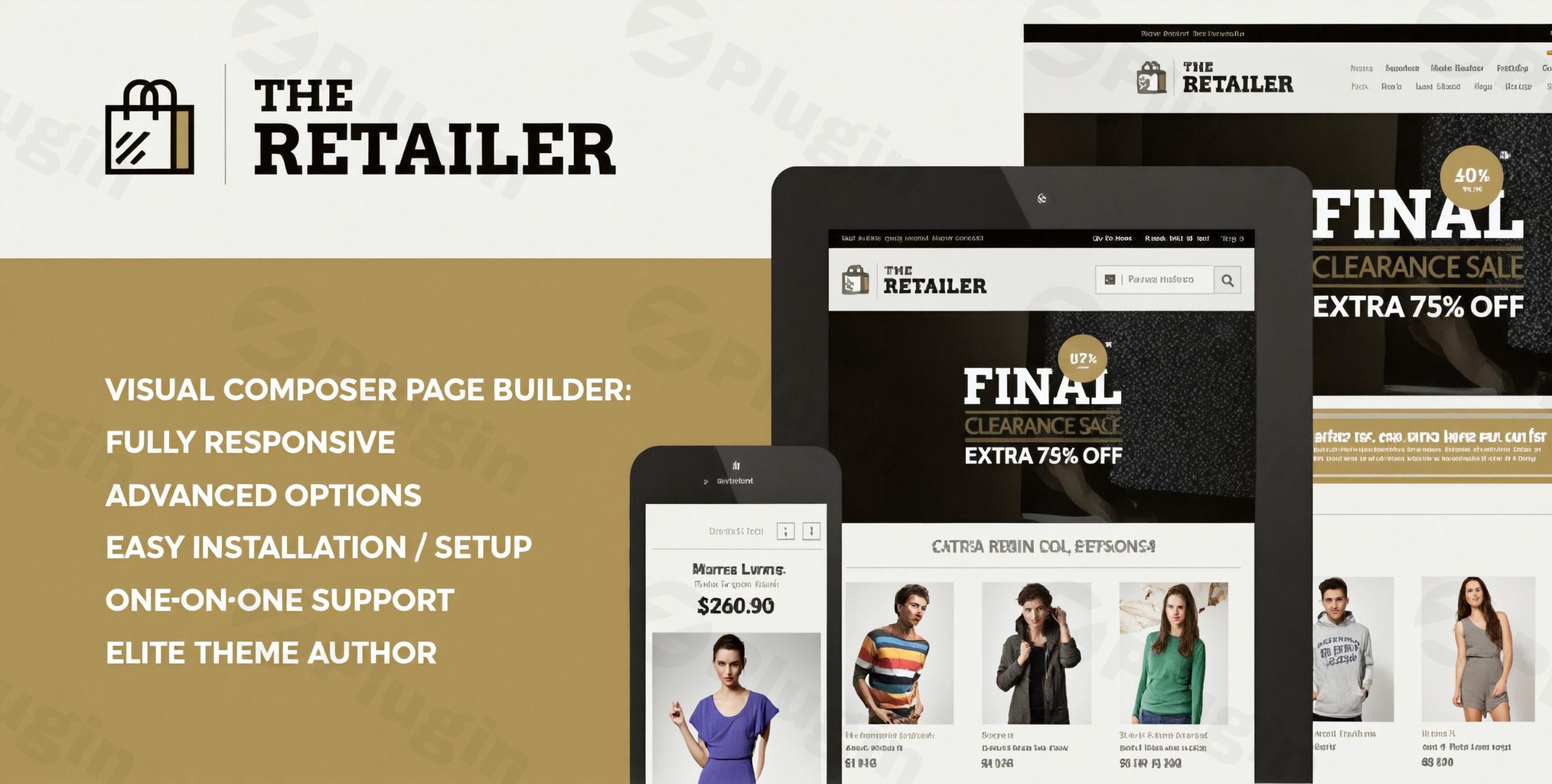 the retailer premium woocommerce theme plugin - Download WordPress Themes in One Place​