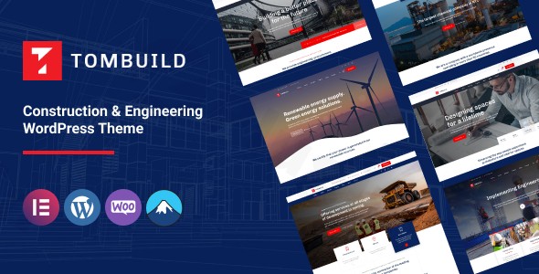 tombuild construction engineering wordpress theme plugin - Download WordPress Themes in One Place​