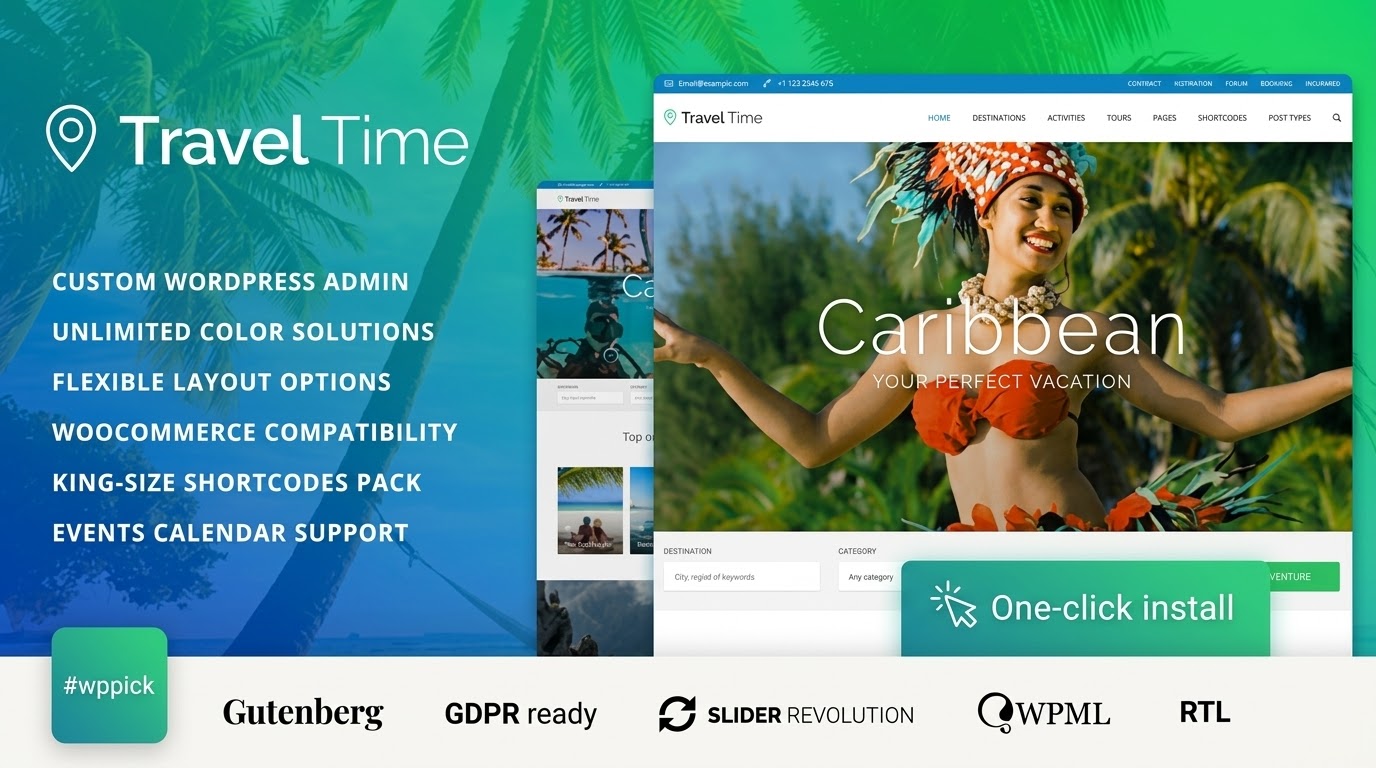 Travel Time – Tour And Hotel WordPress Theme travel time tour and hotel wordpress theme feature - Travel Time - Tour And Hotel Wordpress Theme