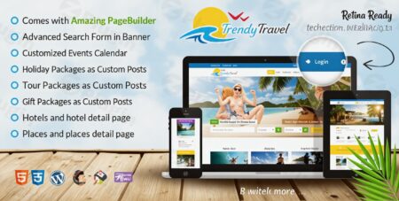Trendy Travel – Tour Travel WordPress Agency Theme trendy travel tour travel wordpress agency theme plugin - Trendy Travel - Tour Travel Wordpress Agency Theme