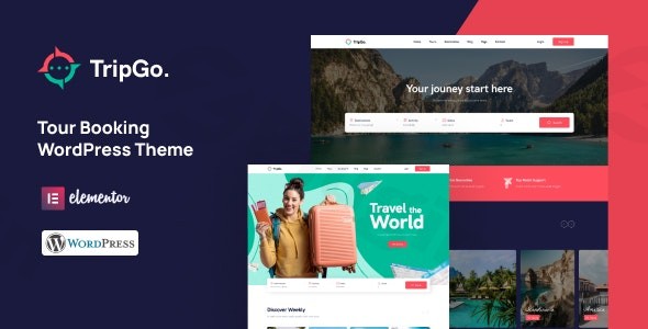 tripgo tour booking wordpress theme plugin - Download WordPress Themes in One Place​