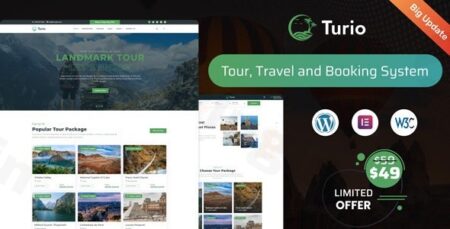 Turio – Tour And Travel WordPress Theme Tourism Agency turio tour and travel wordpress theme tourism agency plugin - Turio - Tour And Travel Wordpress Theme Tourism Agency