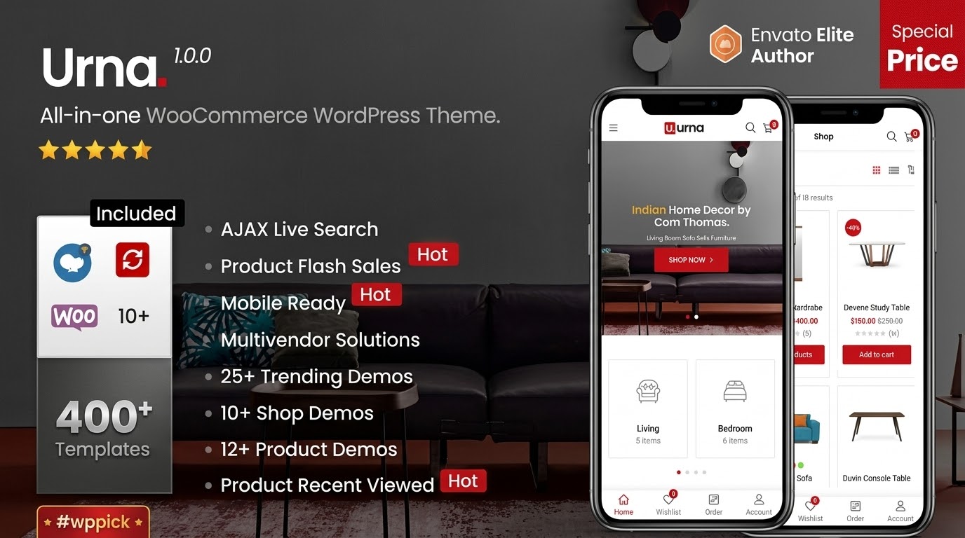 urna all in one woocommerce wordpress theme feature - Urna - All-in-one Woocommerce Wordpress Theme