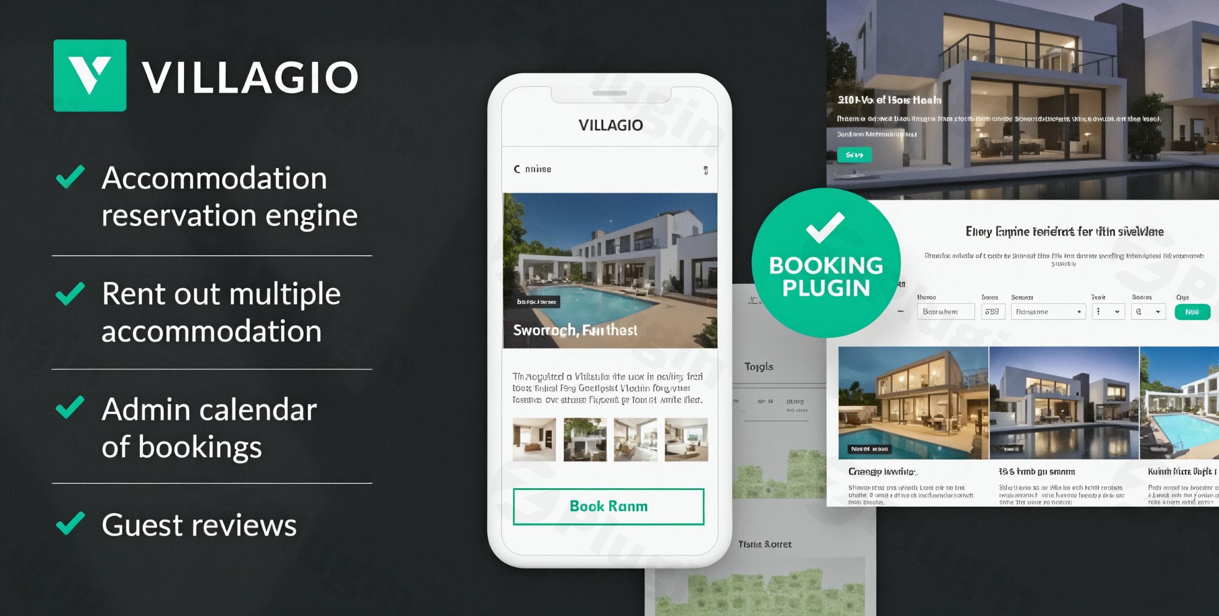 villagio vacation rental wordpress theme plugin - Download WordPress Themes in One Place​