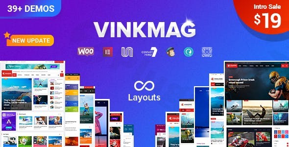 vinkmag multi concept creative newspaper news magazine wordpress plugin - Download WordPress Themes in One Place​