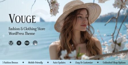 vouge fashion clothing wordpress theme plugin - Vouge - Fashion Clothing Wordpress Theme
