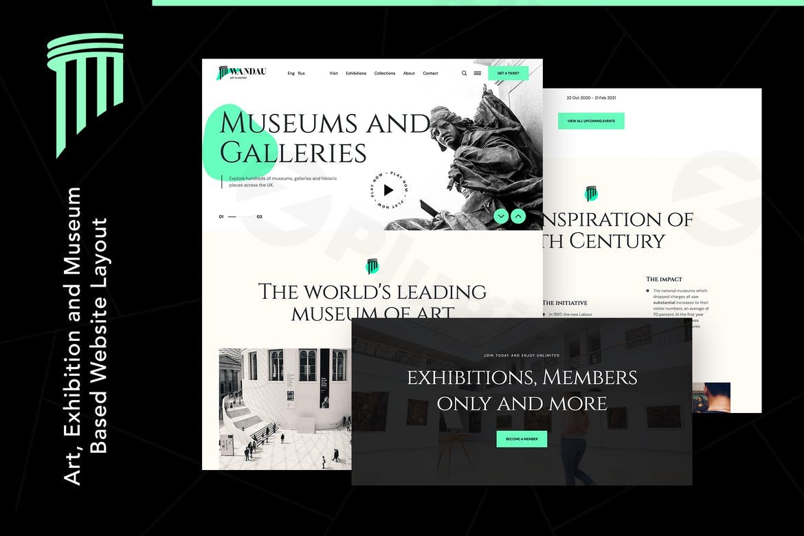 wandau art history museum wordpress theme plugin - Download WordPress Themes in One Place​
