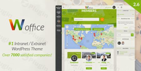 woffice intranet extranet and project management wordpress theme plugin - Woffice - Intranet, Extranet And Project Management Wordpress Theme