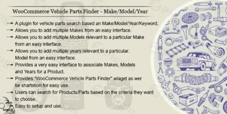 woocommerce vehicle parts finder plugin - Woocommerce Vehicle Parts Finder