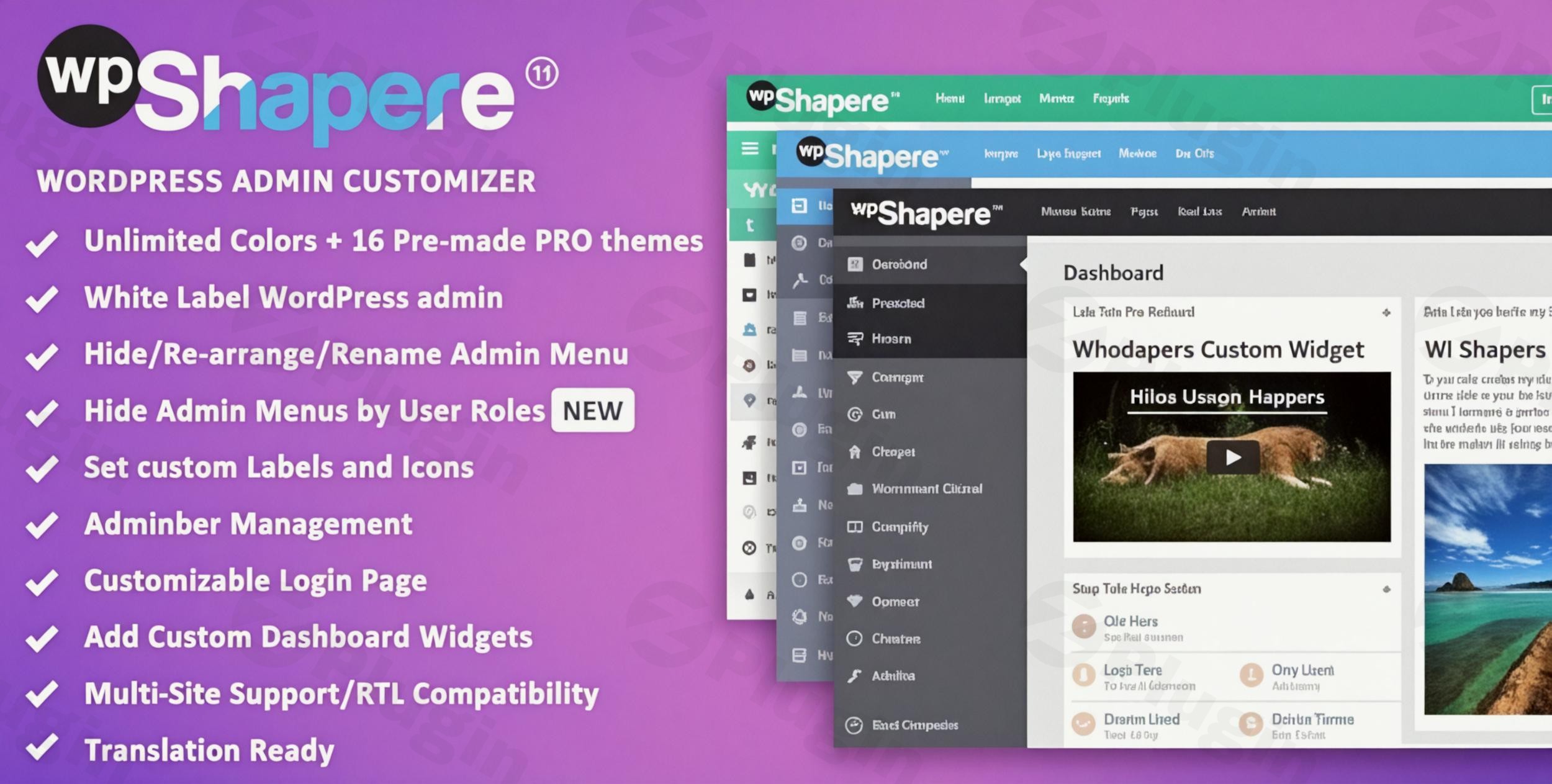 wpshapere plugin - Download the Best WordPress Plugins in One Place​