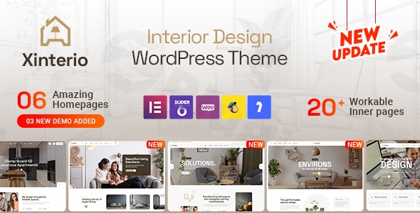 xinterio interior design wordpress theme rtl plugin - Download WordPress Themes in One Place​