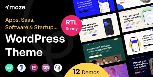xmoze saas software startup wordpress plugin - Download WordPress Themes in One Place​