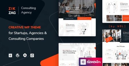 zikzag consulting agency wordpress theme plugin - Zikzag - Consulting Agency Wordpress Theme