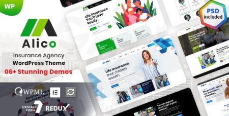 alico insurance wordpress theme plugin - Alico - Insurance Wordpress Theme