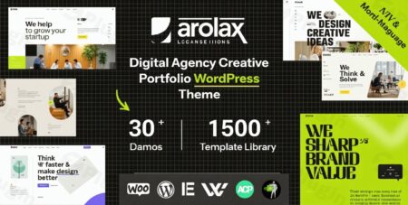 arolax creative digital agency theme plugin - Arolax | Creative Digital Agency Theme