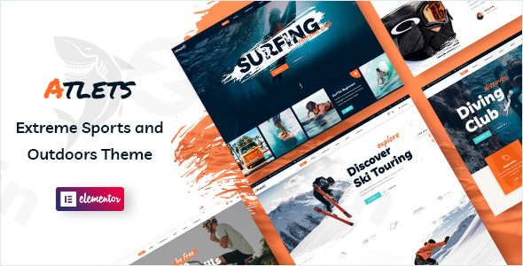 atlets extreme and outdoors wordpress theme plugin - Download WordPress Themes in One Place​