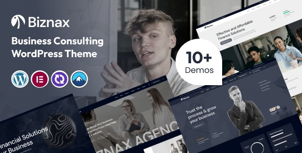 biznax business consulting wordpress theme plugin - Download WordPress Themes in One Place​