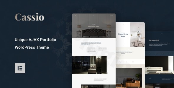 cassio ajax portfolio wordpress theme plugin - Download WordPress Themes in One Place​