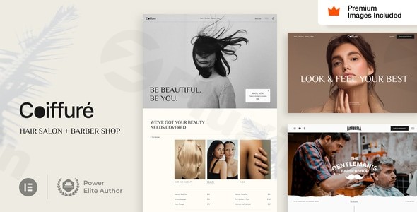 coiffure hair salon barber wordpress theme plugin - Download WordPress Themes in One Place​