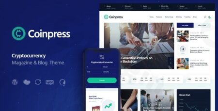 Coinpress | Ico Cryptocurrency Magazine & Blog WordPress Theme coinpress ico cryptocurrency magazine blog wordpress theme plugin - Coinpress | Ico Cryptocurrency Magazine & Blog Wordpress Theme