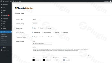 Cookieadmin Pro cookieadmin pro plugin - Downloads