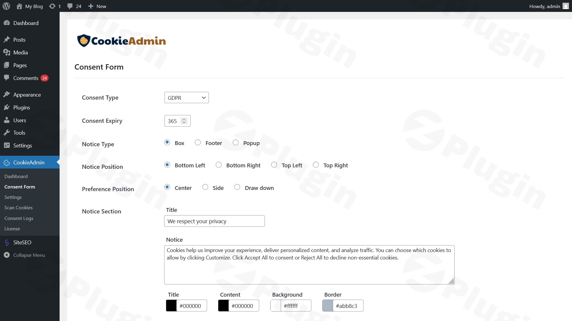 cookieadmin pro plugin - Download the Best WordPress Plugins in One Place​