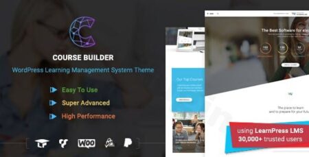 course builder online course wordpress theme plugin - Course Builder - Online Course Wordpress Theme