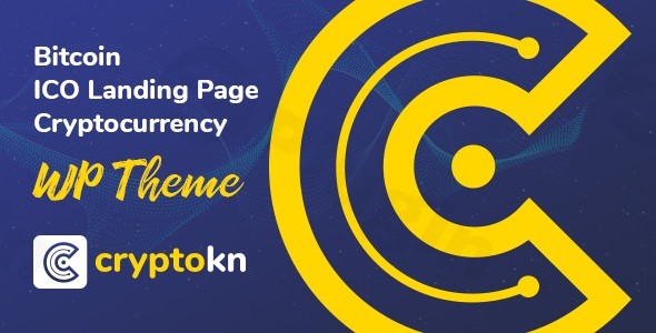 cryptokn ico landing page cryptocurrency wordpress theme plugin - Download WordPress Themes in One Place​