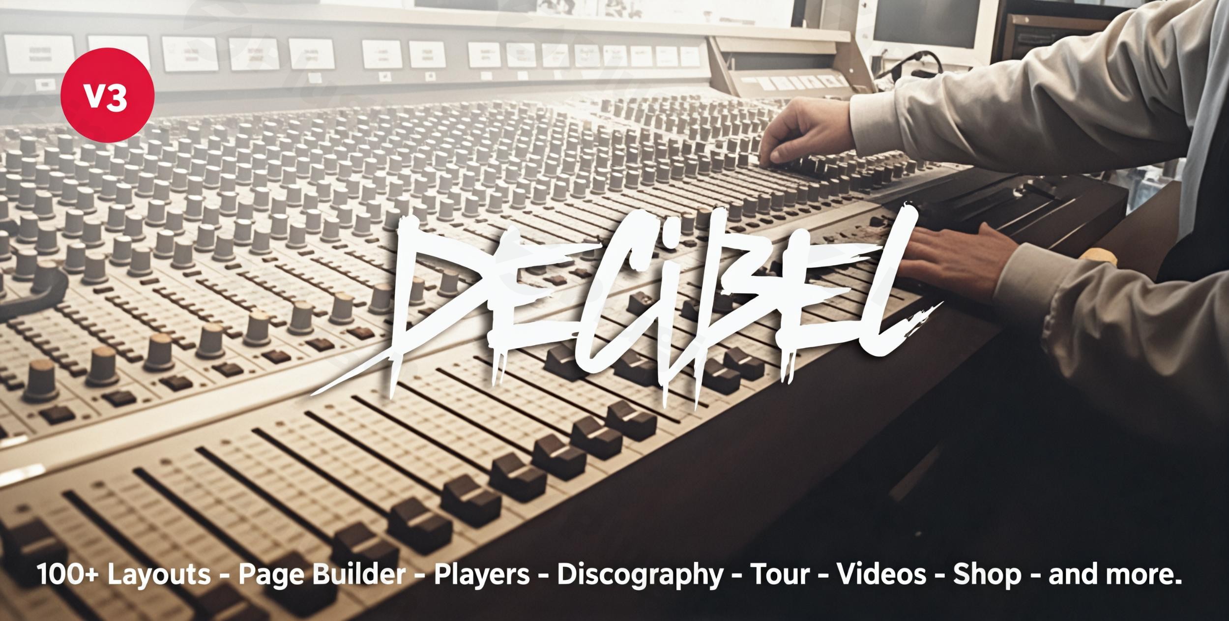 decibel professional music wordpress theme plugin - Download WordPress Themes in One Place​