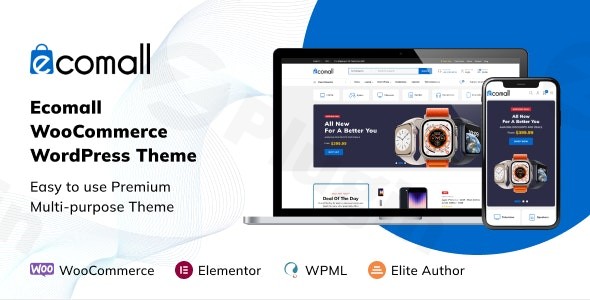ecomall elementor electronics woocommerce theme plugin - Download WordPress Themes in One Place​