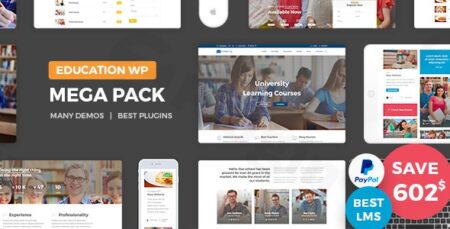education pack education learning wordpress theme plugin - Education Pack - Education Learning Wordpress Theme