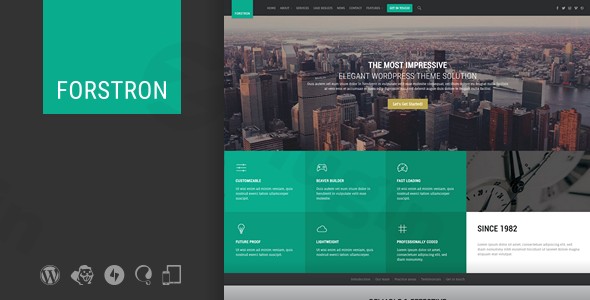 forstron legal business wordpress theme plugin - Download WordPress Themes in One Place​