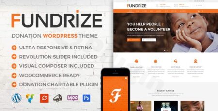 Fundrize | Responsive Donation & Charity WordPress Theme fundrize responsive donation charity wordpress theme plugin - Fundrize | Responsive Donation & Charity Wordpress Theme