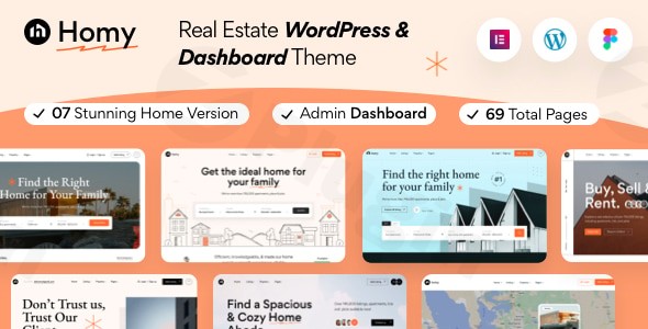 homy real estate wordpress theme plugin - Download WordPress Themes in One Place​