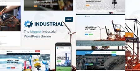 industrial factory business wordpress theme plugin - Industrial - Factory Business Wordpress Theme