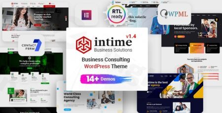 intime business consulting wordpress theme plugin - Intime - Business Consulting Wordpress Theme