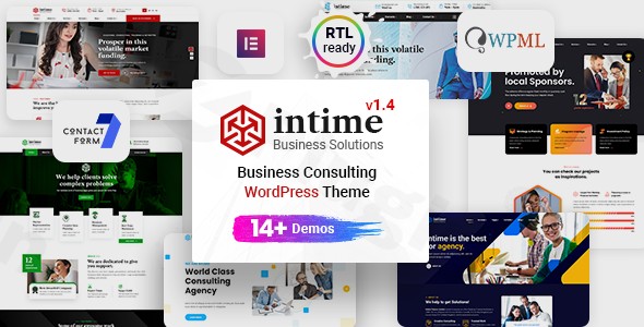 intime business consulting wordpress theme plugin - Download WordPress Themes in One Place​