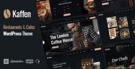 kaffen restaurant cafe wordpress theme plugin - Kaffen - Restaurant & Cafe Wordpress Theme