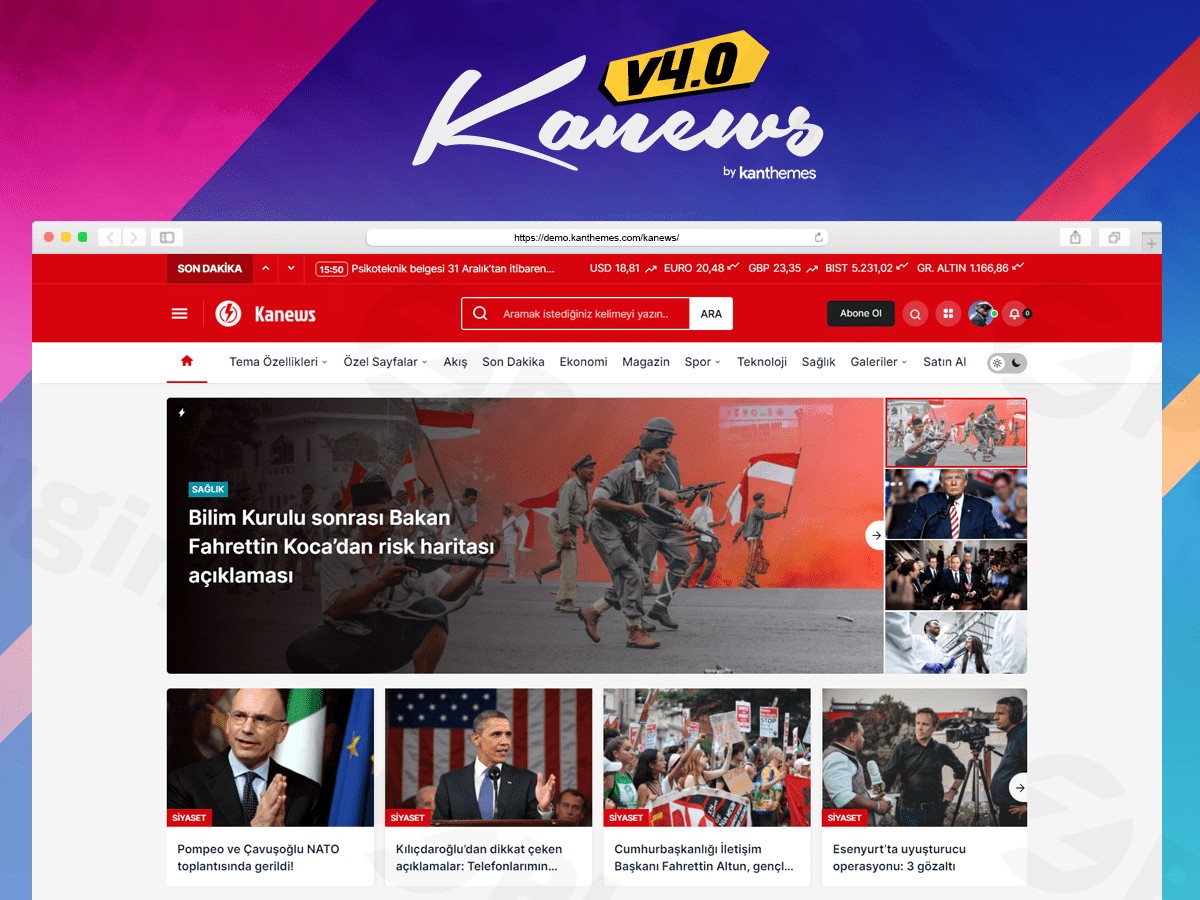 kanews news theme wordpress plugin - Download WordPress Themes in One Place​