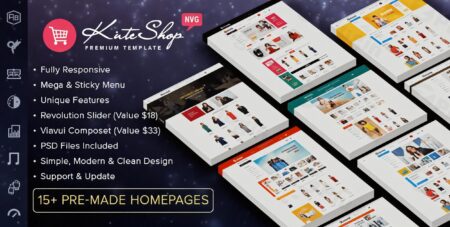 kuteshop multipurpose woocommerce wordpress theme rtl supported plugin - Kuteshop - Multipurpose Woocommerce Wordpress Theme (rtl Supported)