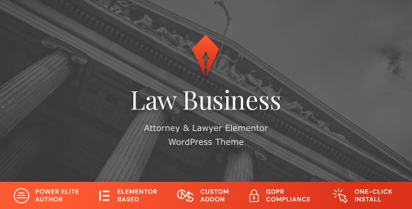 lawbusiness attorney lawyer wordpress theme plugin - Download WordPress Themes in One Place​