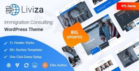 liviza immigration consulting wordpress theme plugin - Liviza - Immigration Consulting Wordpress Theme